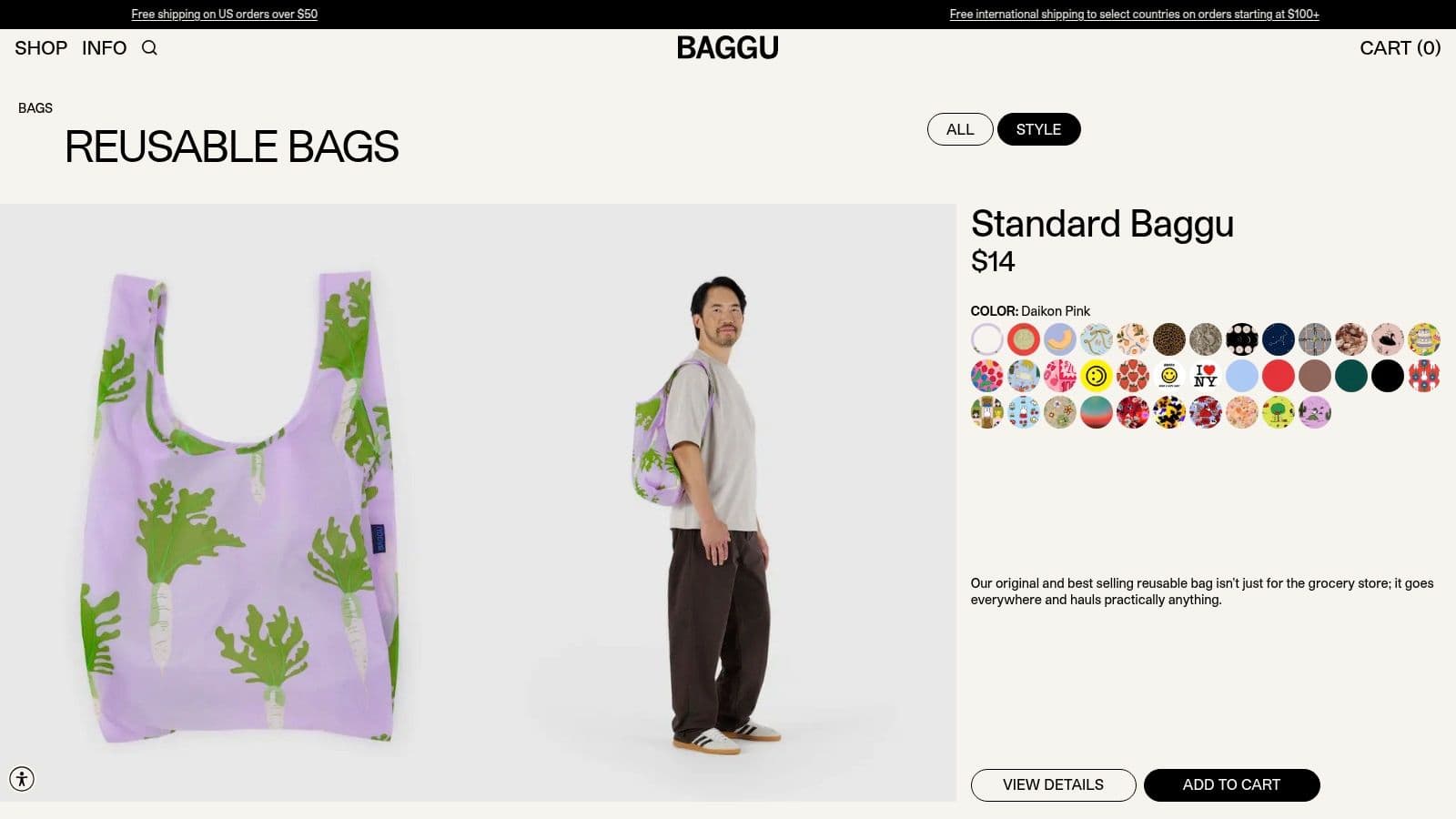 Reusable Grocery Shopping Bags (Set)