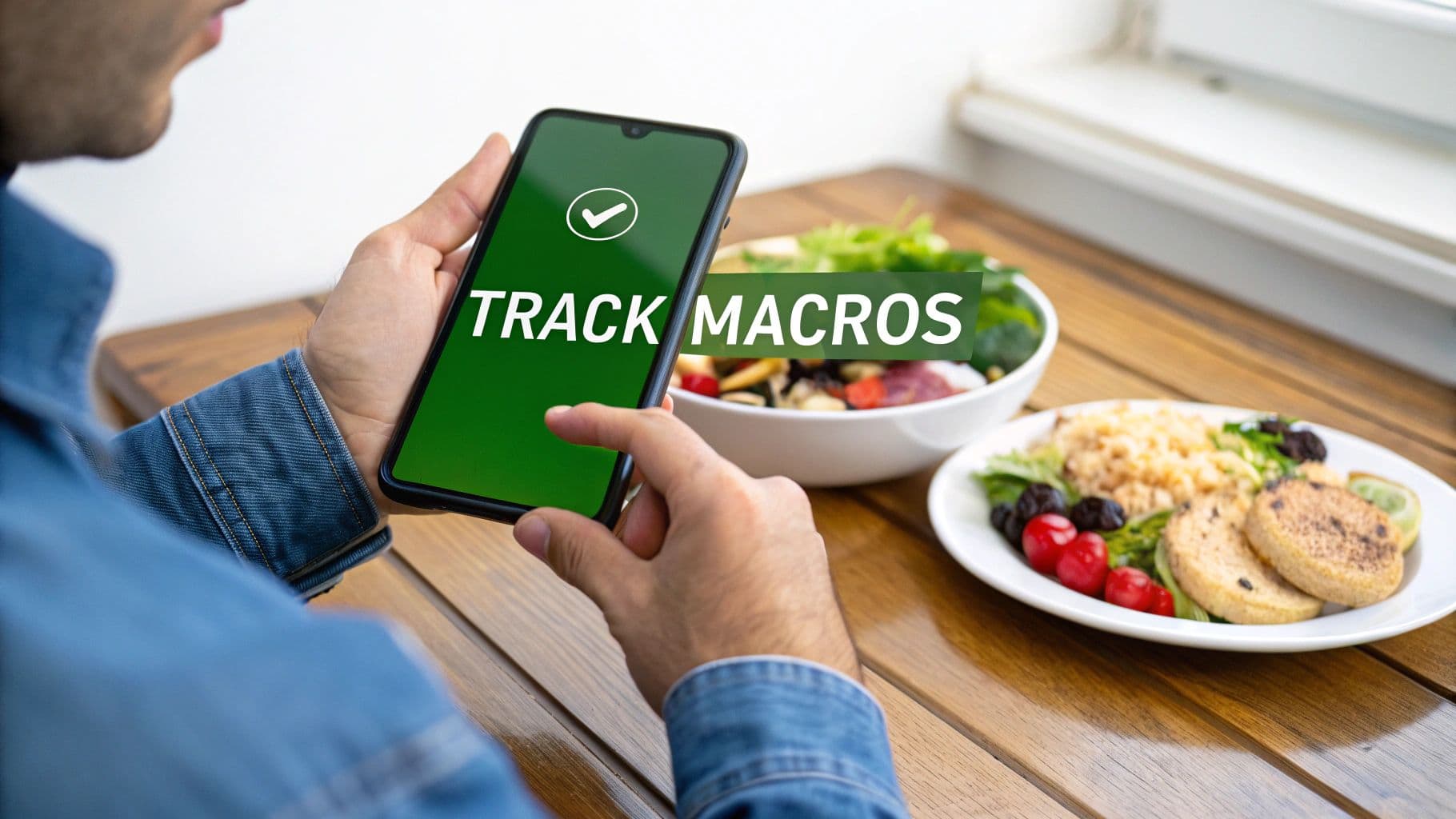 A colorful bowl of salad with avocados, tomatoes, and quinoa, symbolizing a mix of healthy carbs and fats.