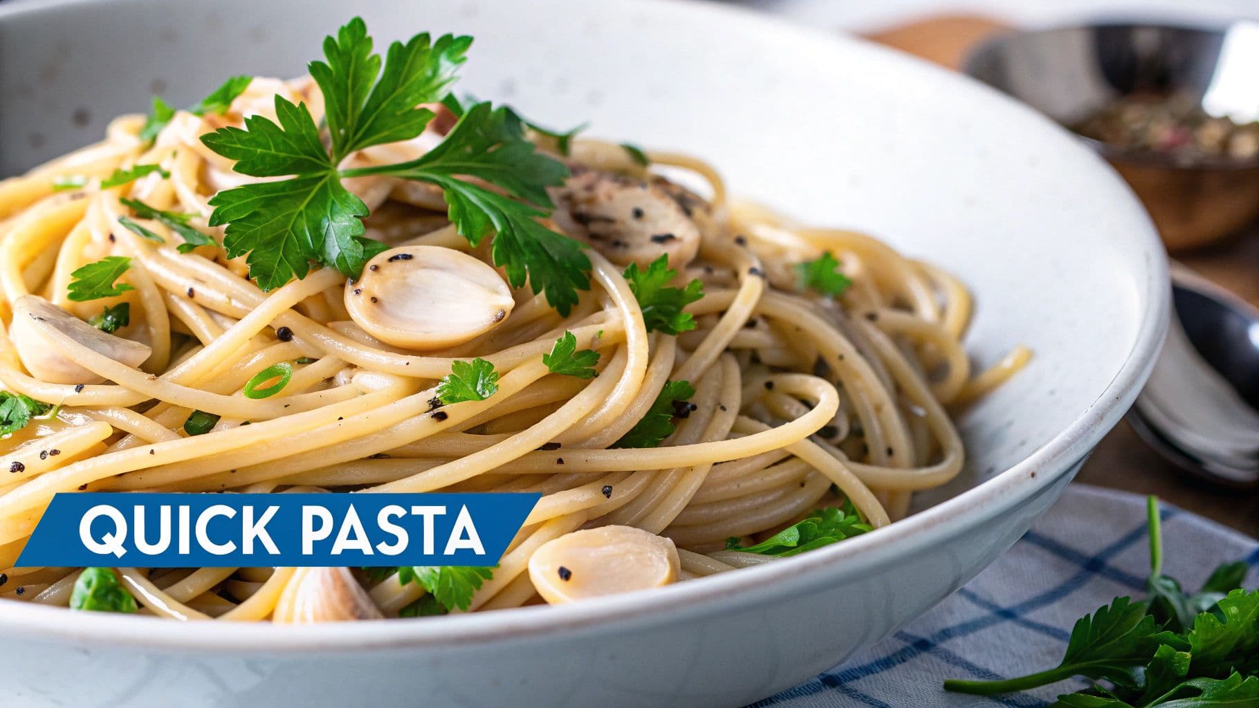 15-Minute Pasta Aglio e Olio