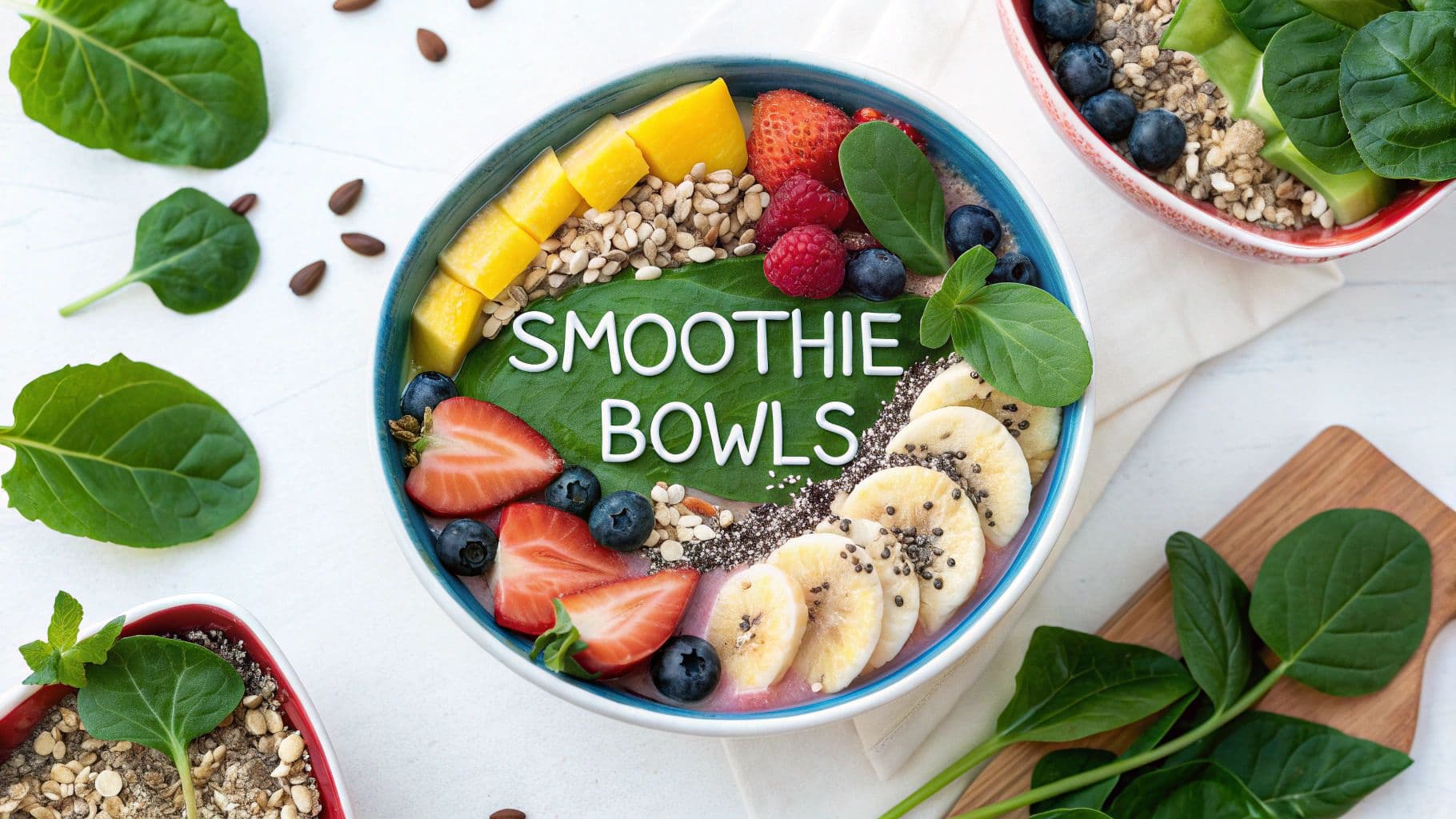 Smoothie Bowls with Fun Toppings