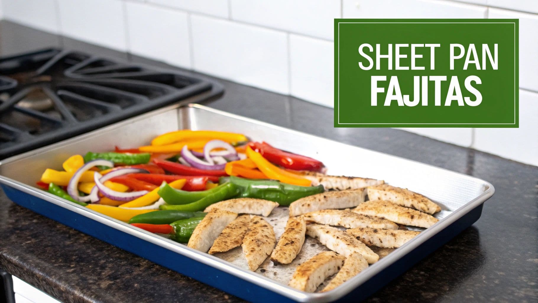 Sheet Pan Chicken Fajitas