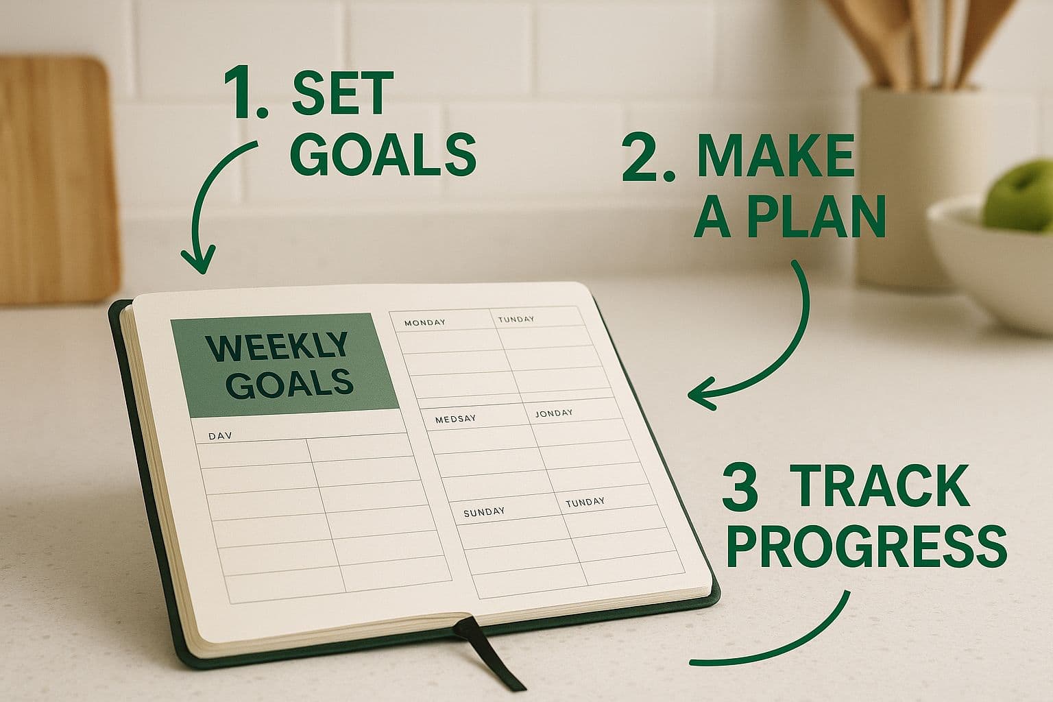 Infographic about simple meal planning