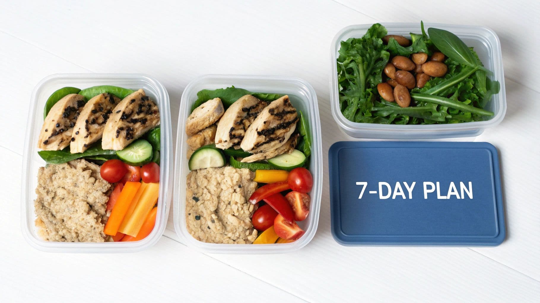 A delicious-looking meal of baked salmon with roasted asparagus and lemon slices.