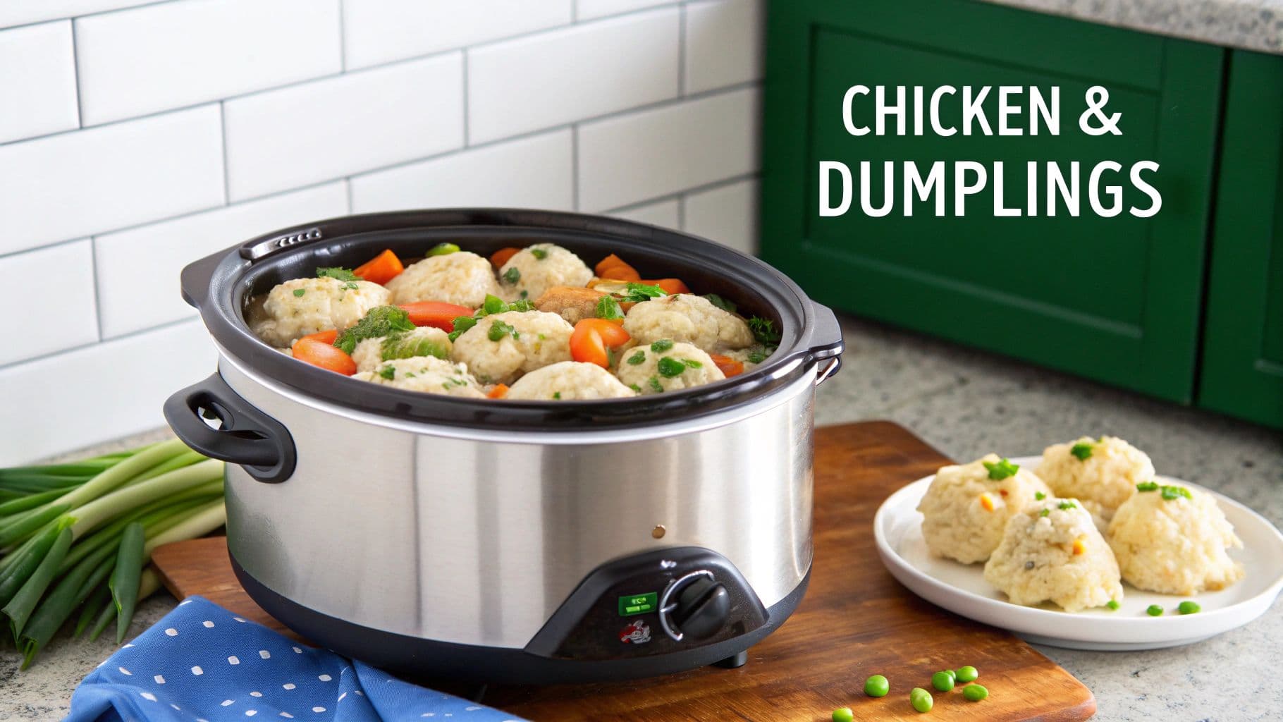 Slow Cooker Chicken and Dumplings