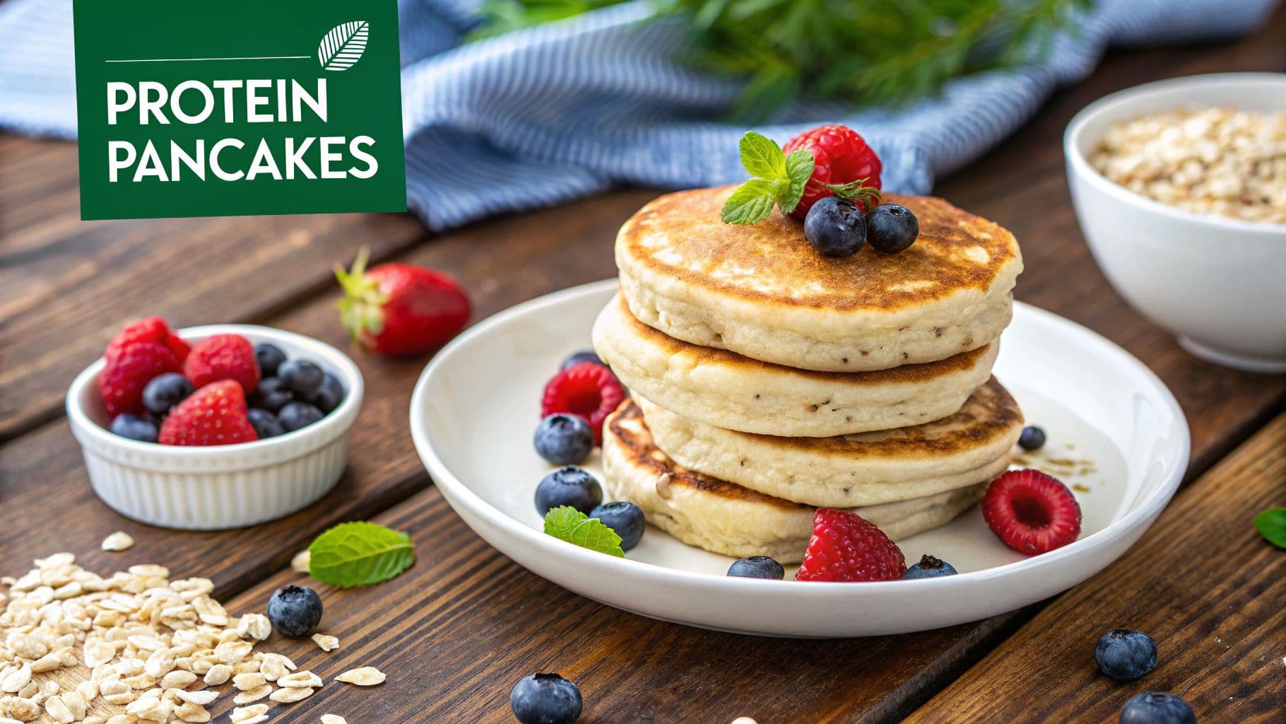 Greek Yogurt Protein Pancakes