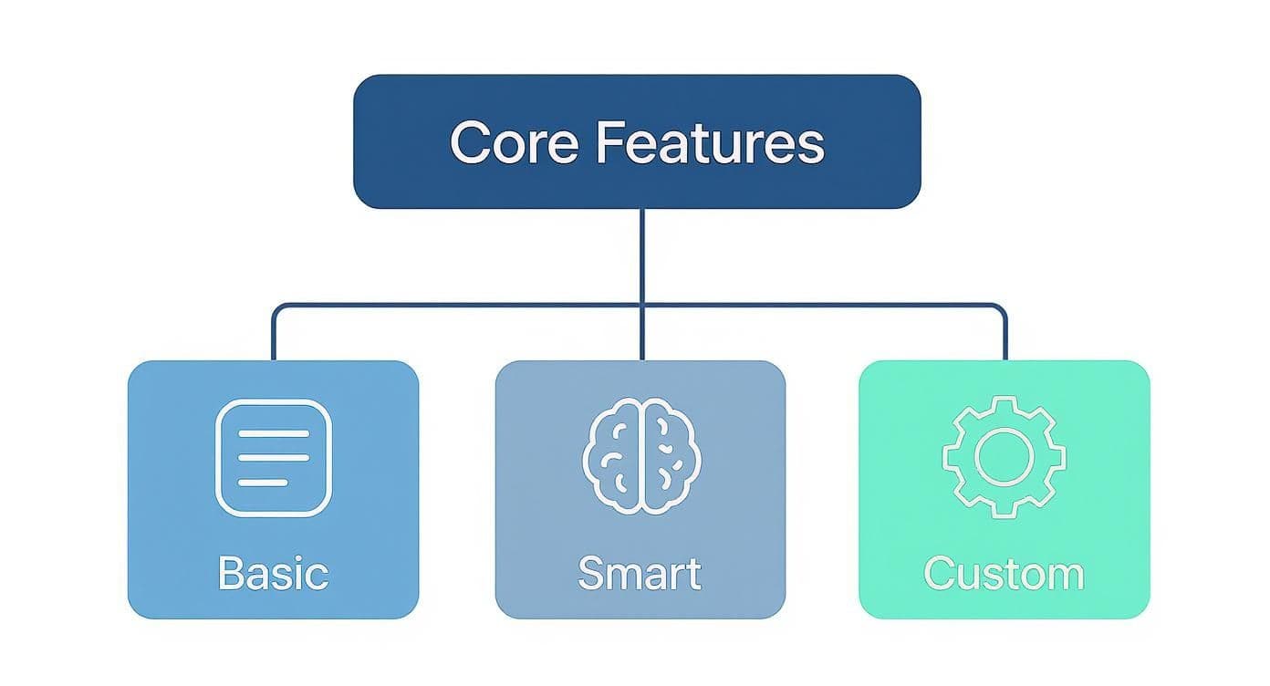 Infographic about grocery list meal planner app