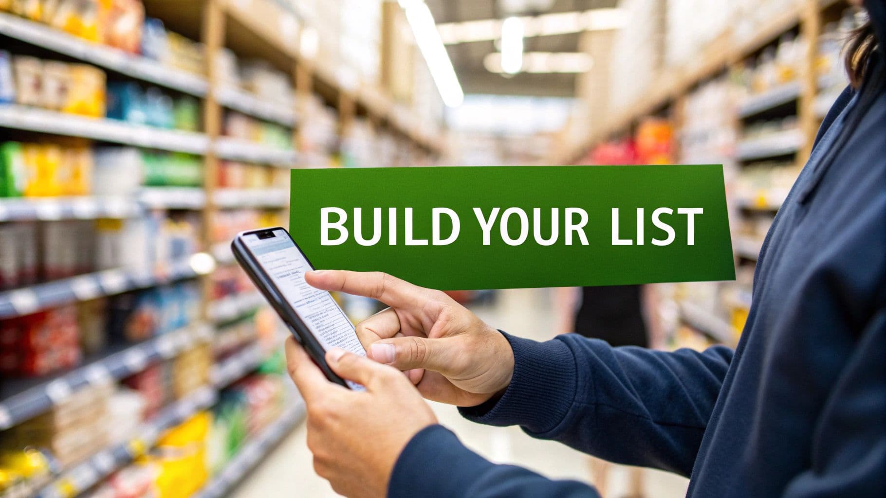 Organized grocery items on a kitchen counter