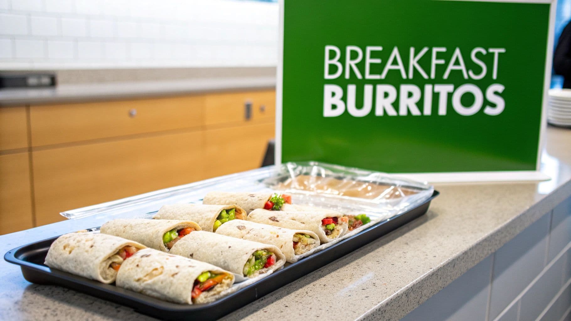 Freezer Breakfast Burritos