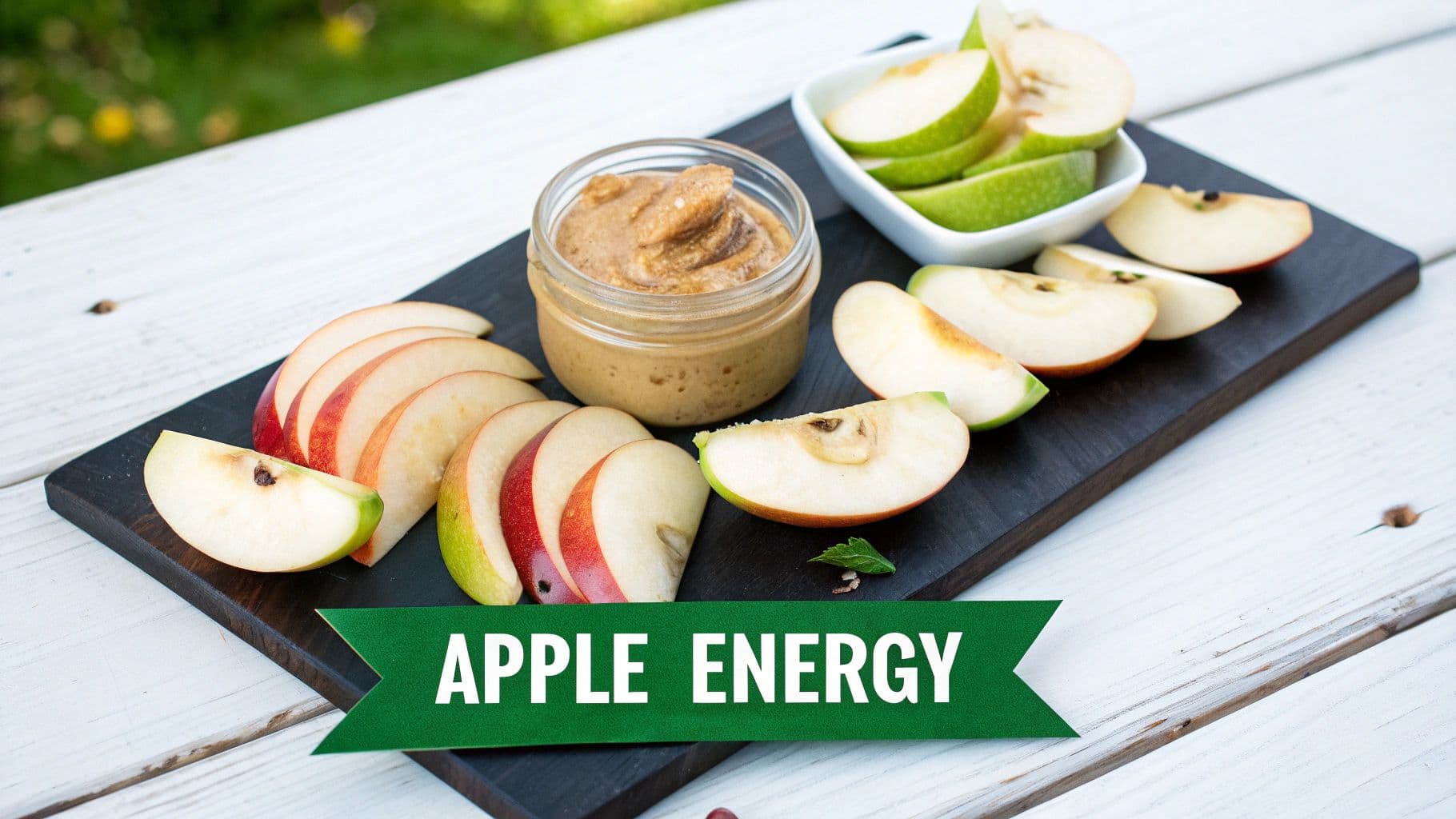 Apple Slices with Nut or Seed Butter