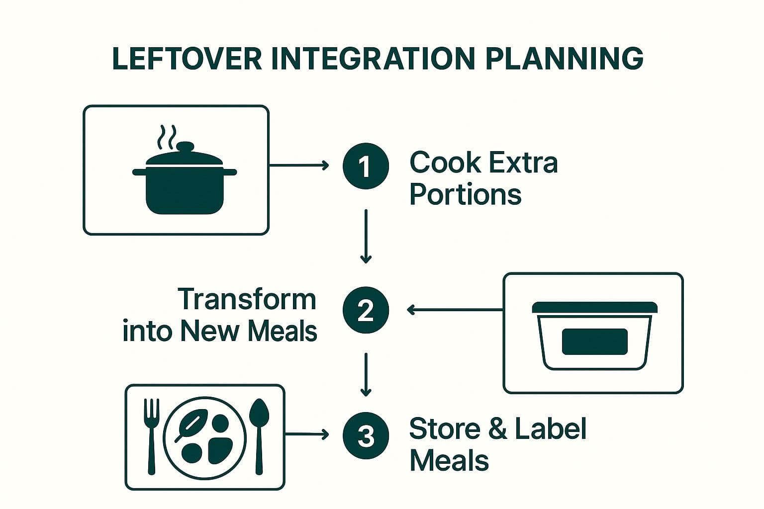 Infographic showing key data about Leftover Integration Planning
