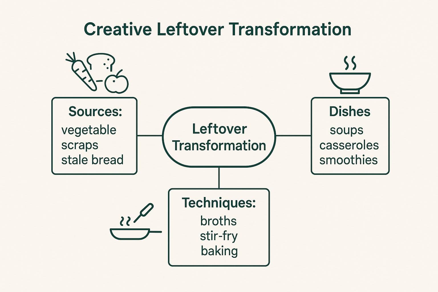 Infographic showing key data about Creative Leftover Transformation