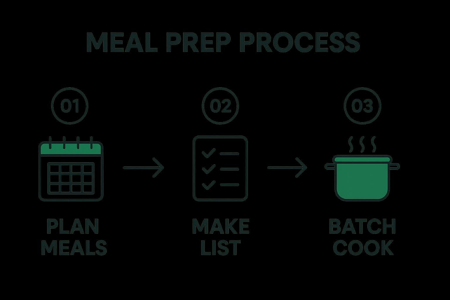 Infographic showing key data about Meal Planning
